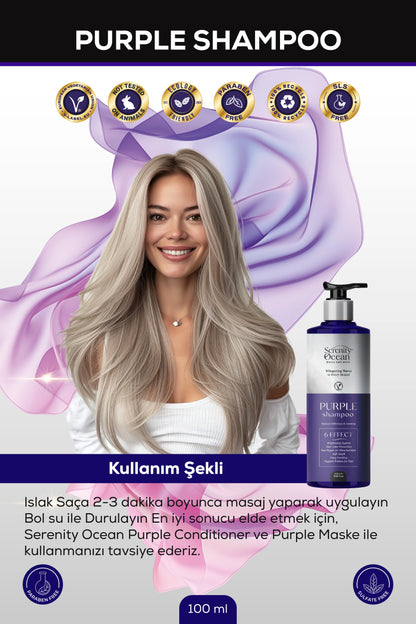 Turunculaşma Karşıtı Mor Şampuan 100 ml